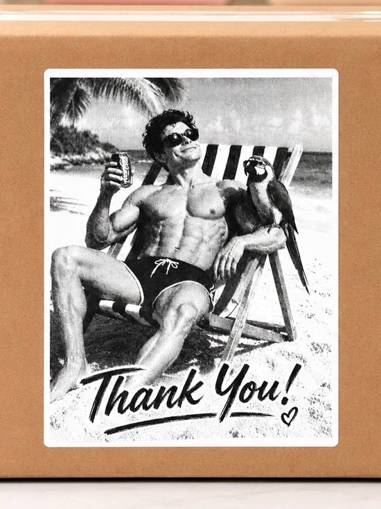 Sjv2011 Other - Beach Bod Thank You Stickers-100ct.